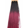 14" Micro Braid Human Hair Extensions in T1B Burgundy