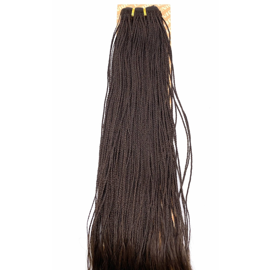 14" Micro Braid Human Hair Extensions in T1B Burgundy