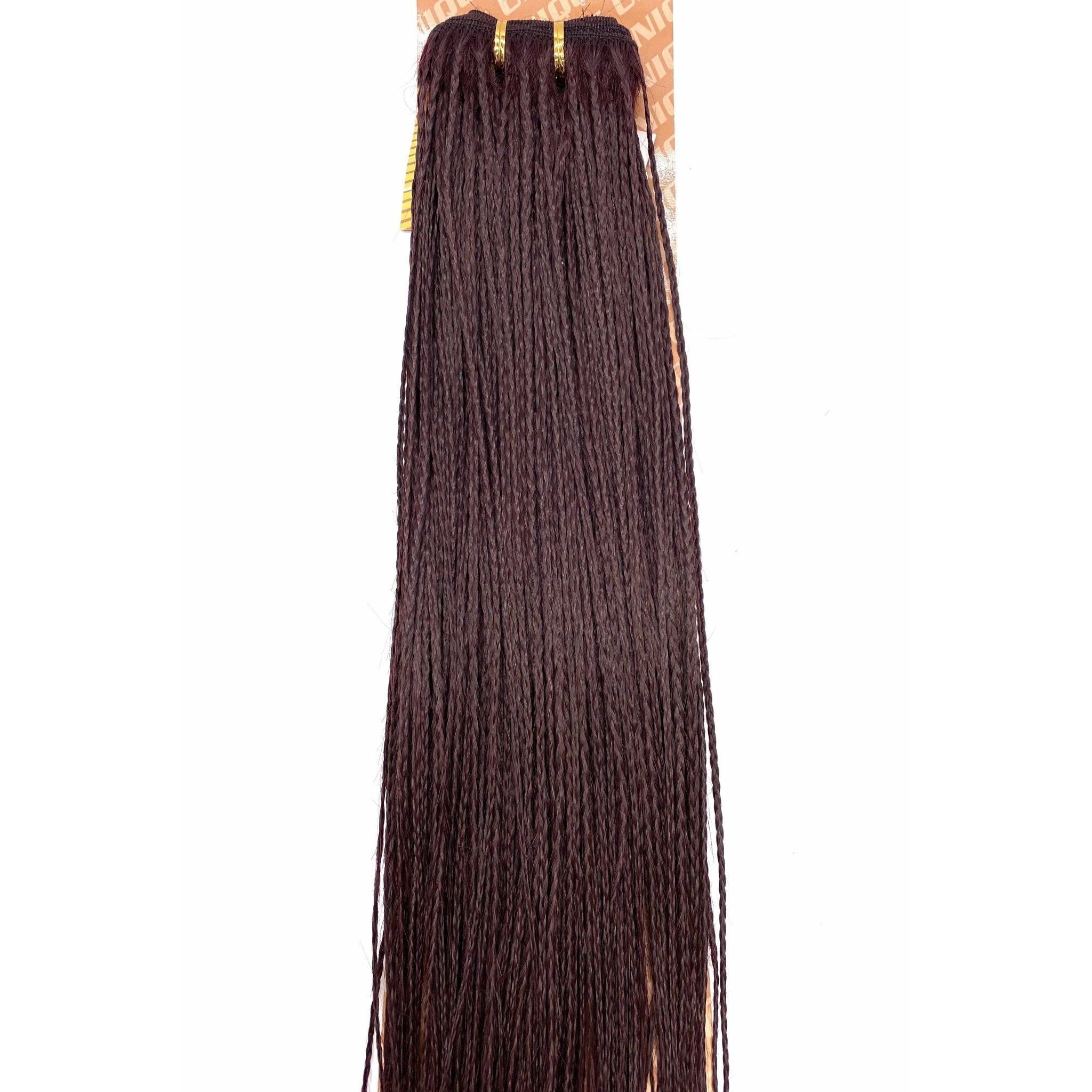 14" Micro Braid Human Hair Extensions in T1B Burgundy