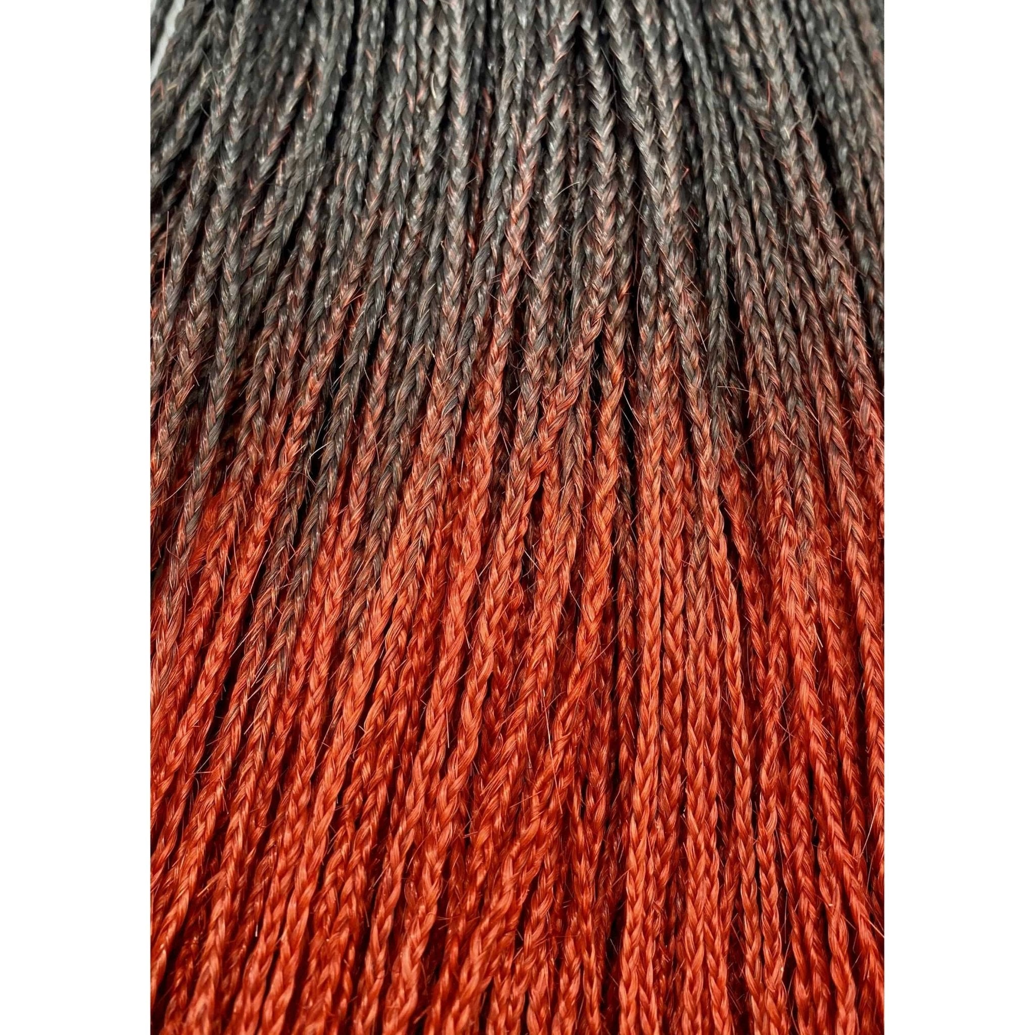 20-Inch Human Hair Micro Braid Weft Extensions - 100g