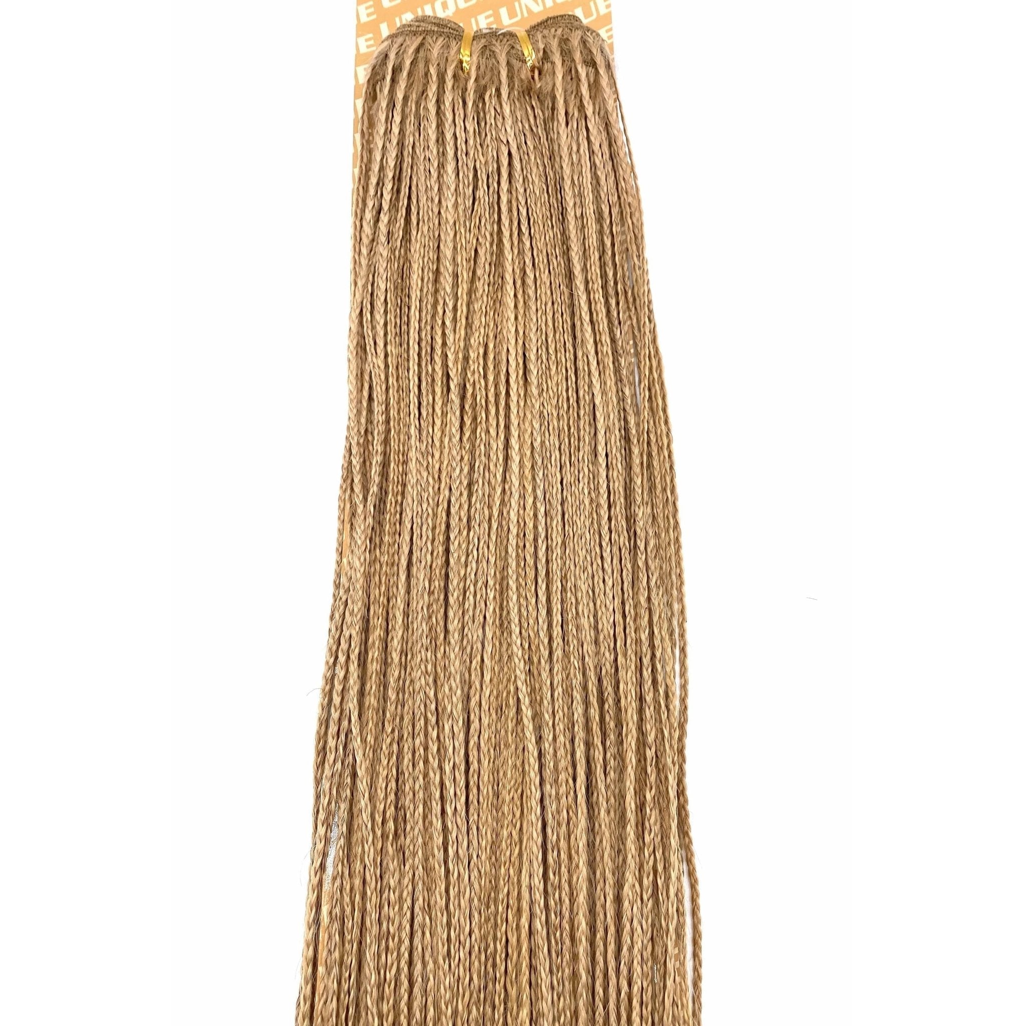 20-Inch Human Hair Micro Braid Weft Extensions - 100g