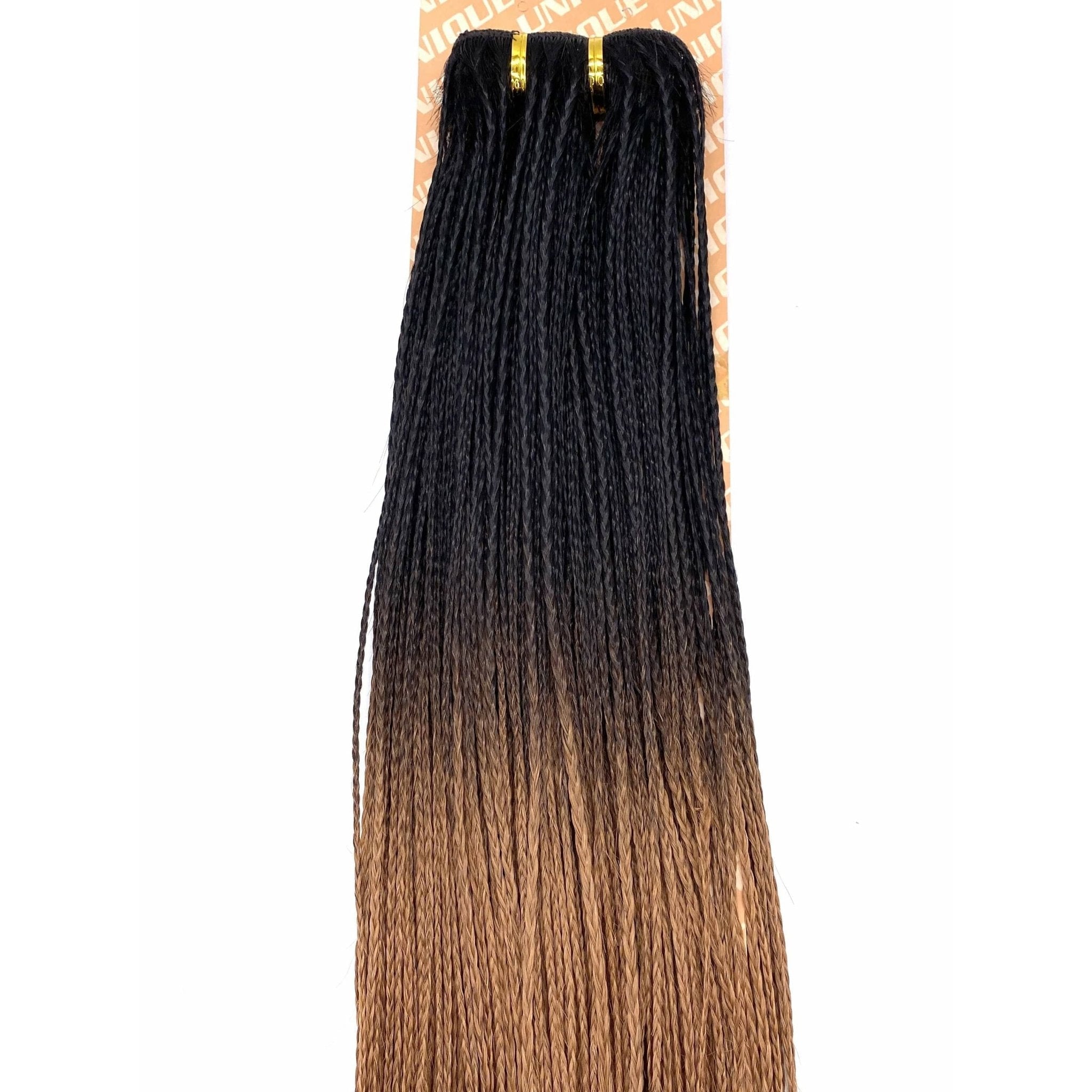 20-Inch Human Hair Micro Braid Weft Extensions - 100g