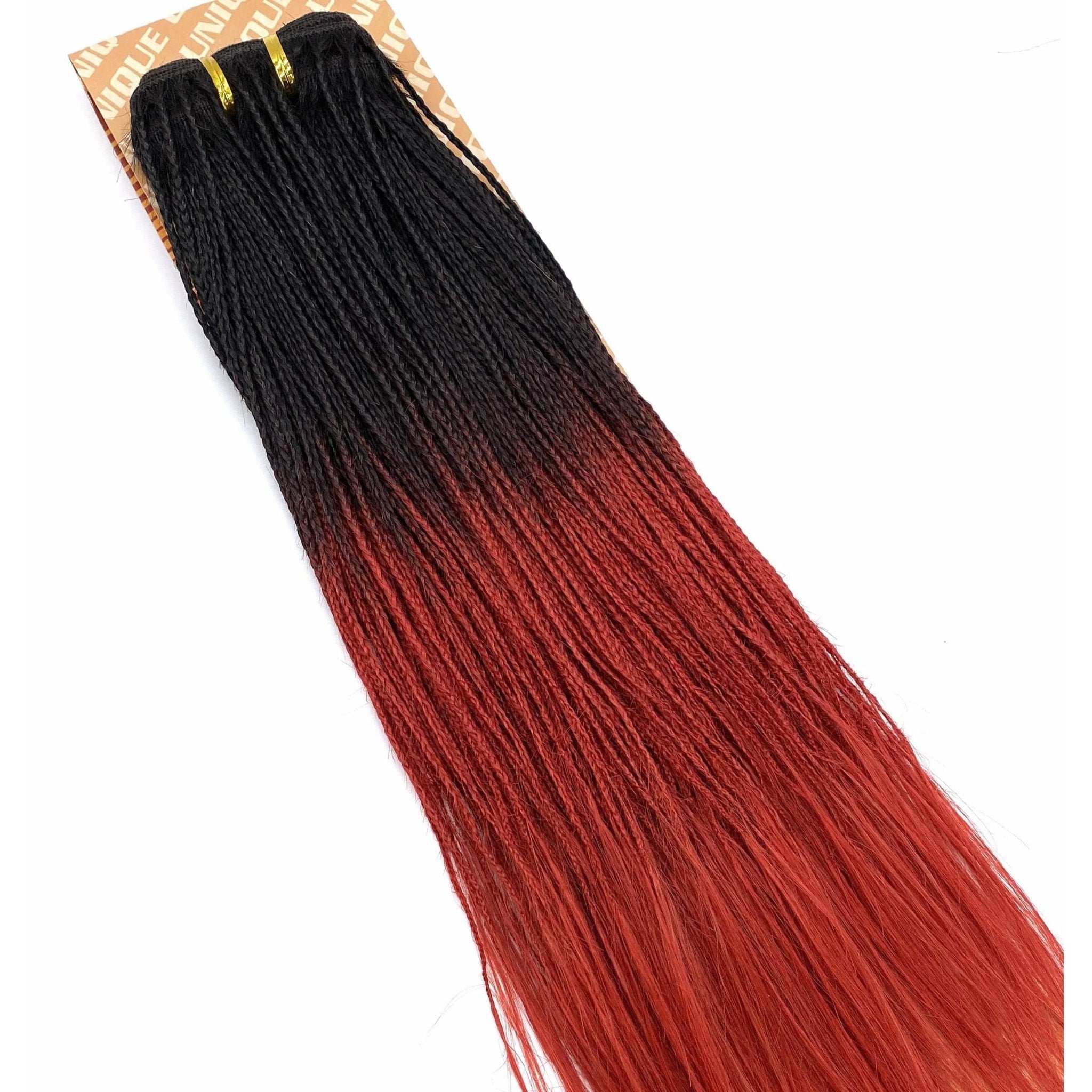 20-Inch Human Hair Micro Braid Weft Extensions - 100g