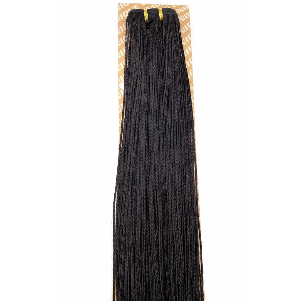 20-Inch Human Hair Micro Braid Weft Extensions - 100g