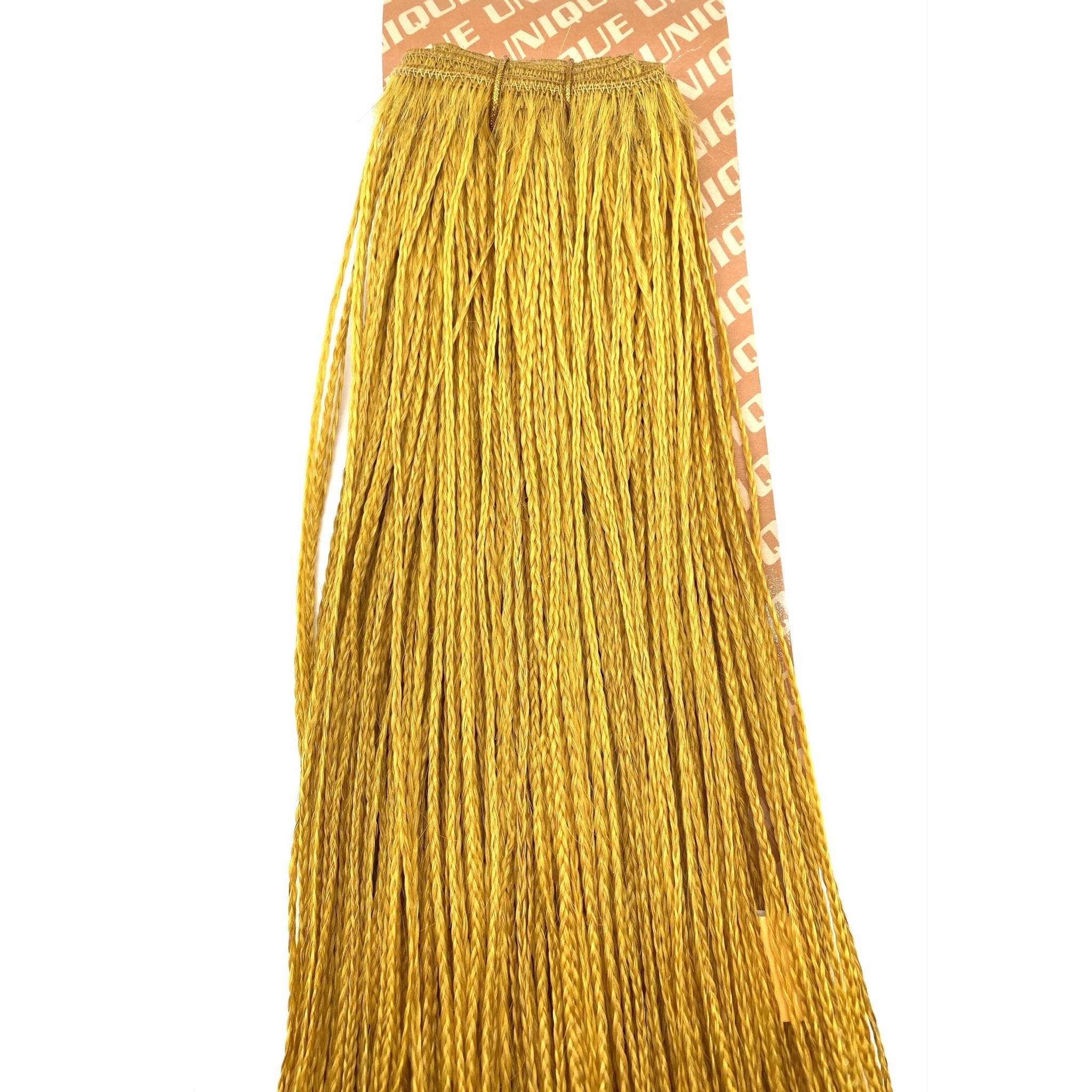 20-Inch Human Hair Micro Braid Weft Extensions - 100g