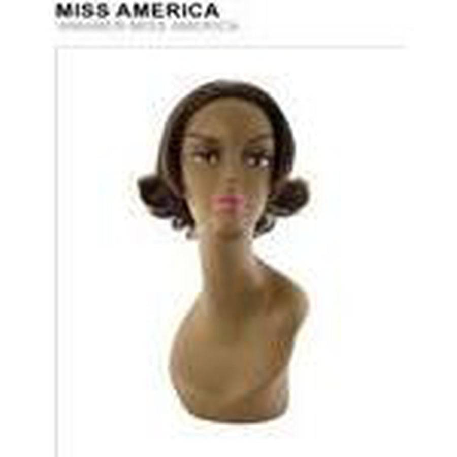 Miss America Synthetic Pageant Wig - High-Quality Kanekalon Fiber