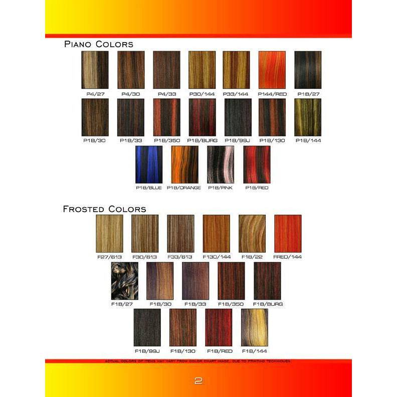 Piano Color Model String for Hairstyling - Black and Copper-Gold