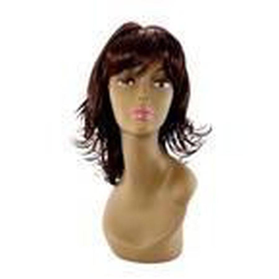 Unique Moon Wig displayed on a mannequin head for cosplay styling