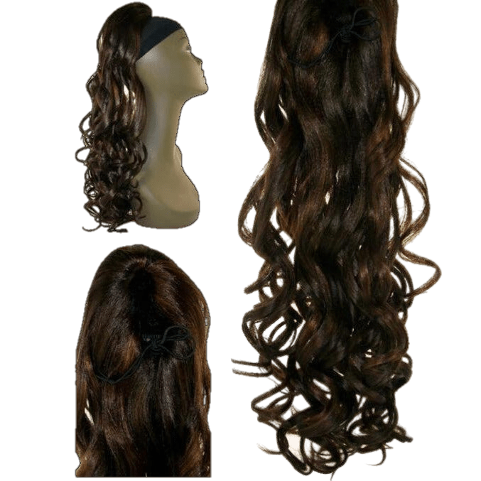 Close up of Unique Mystery String premium Kanekalon hair accessory fiber