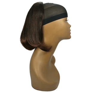 Model showcasing long, high-quality Unique - Sexy Kanekalon hair extensions with a natural, flowing texture.