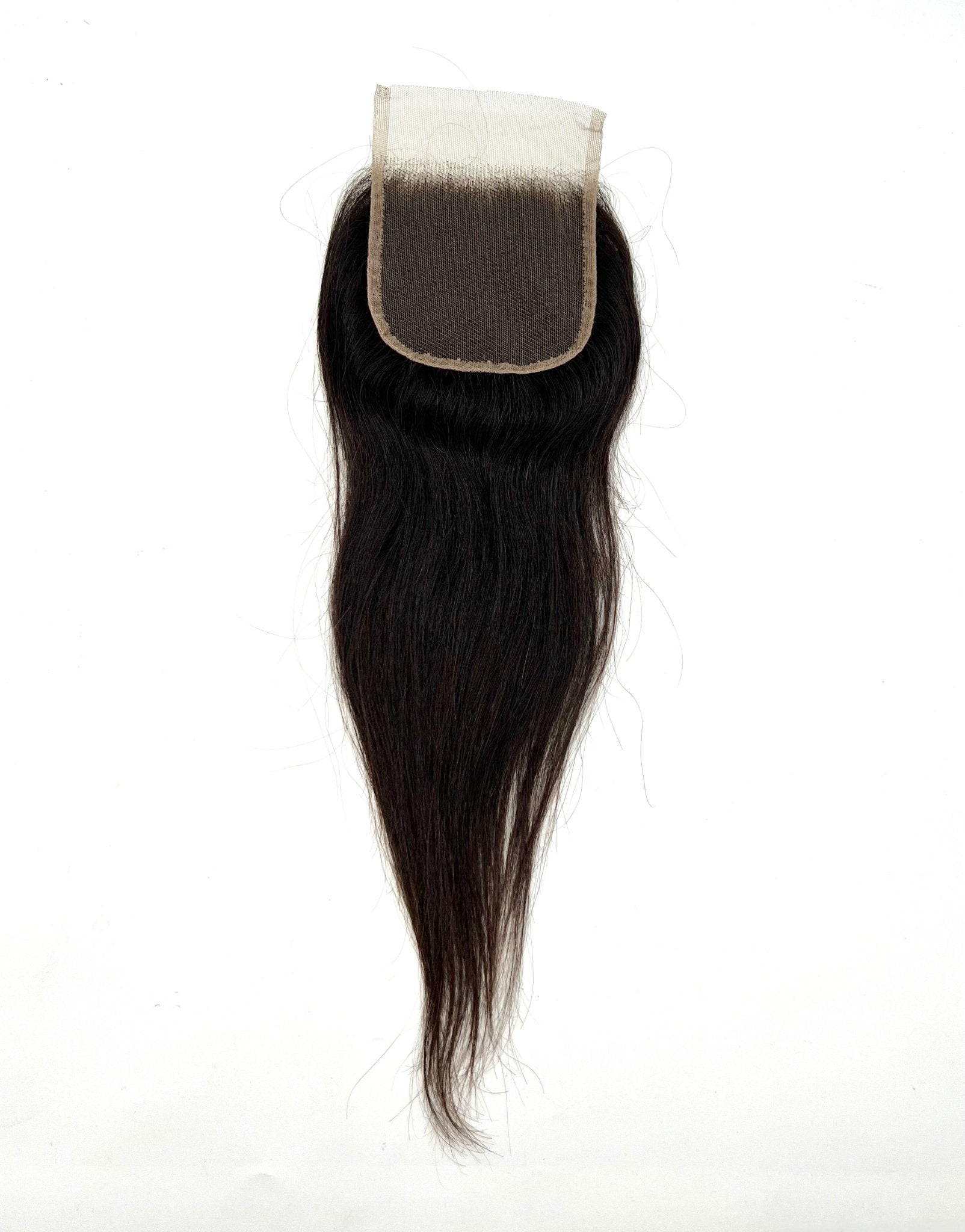 Close-up of 4x4 Free Part Brazilian Human Hair Closure with HD transparent lace