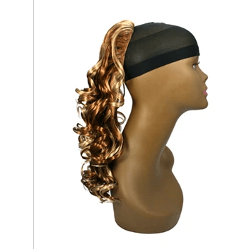 Unique's Wild String Kanekalon hair extensions in brown and blonde shades