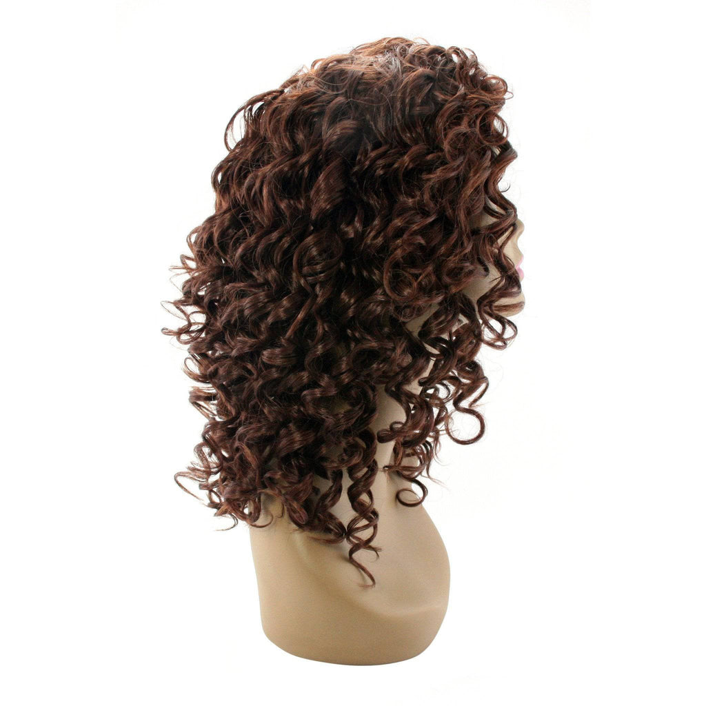 100% Human Hair Wig Style A – Versatile Auburn Salon Quality