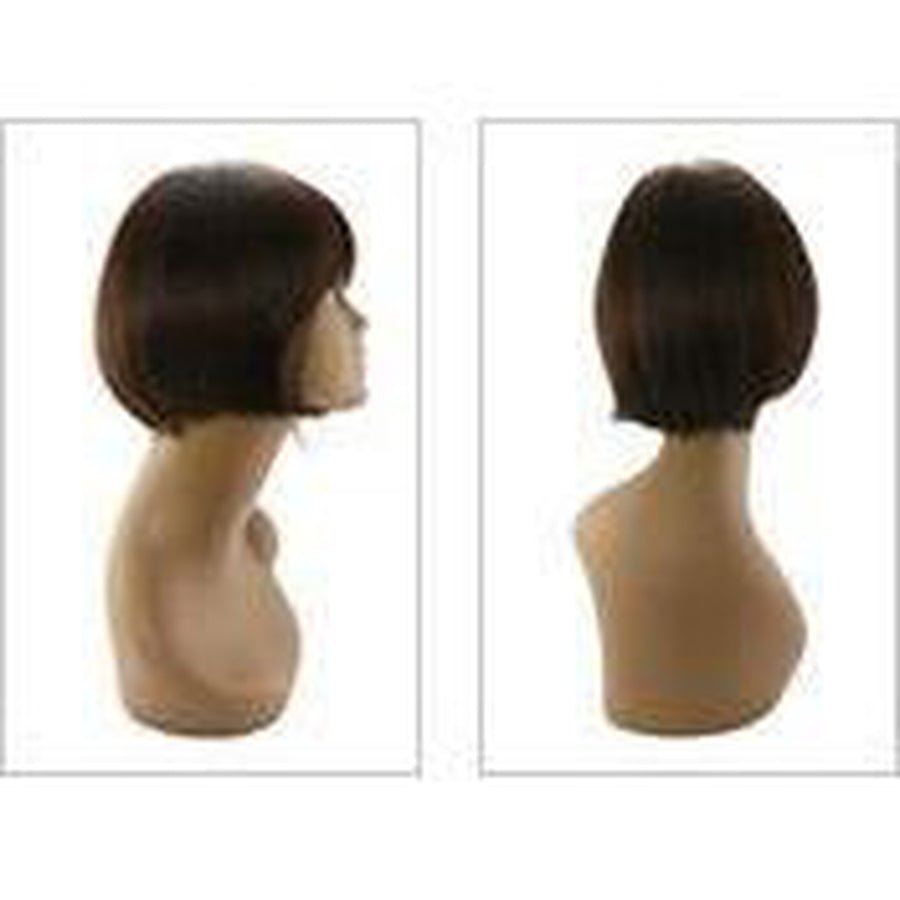100% Human Hair Full Wig Style B Natural Professional Hairpiece