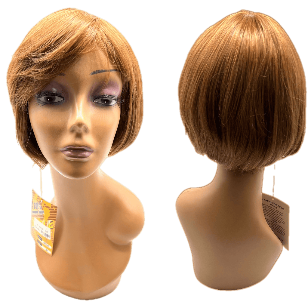 100% Human Hair Full Wig Style B Natural Professional Hairpiece