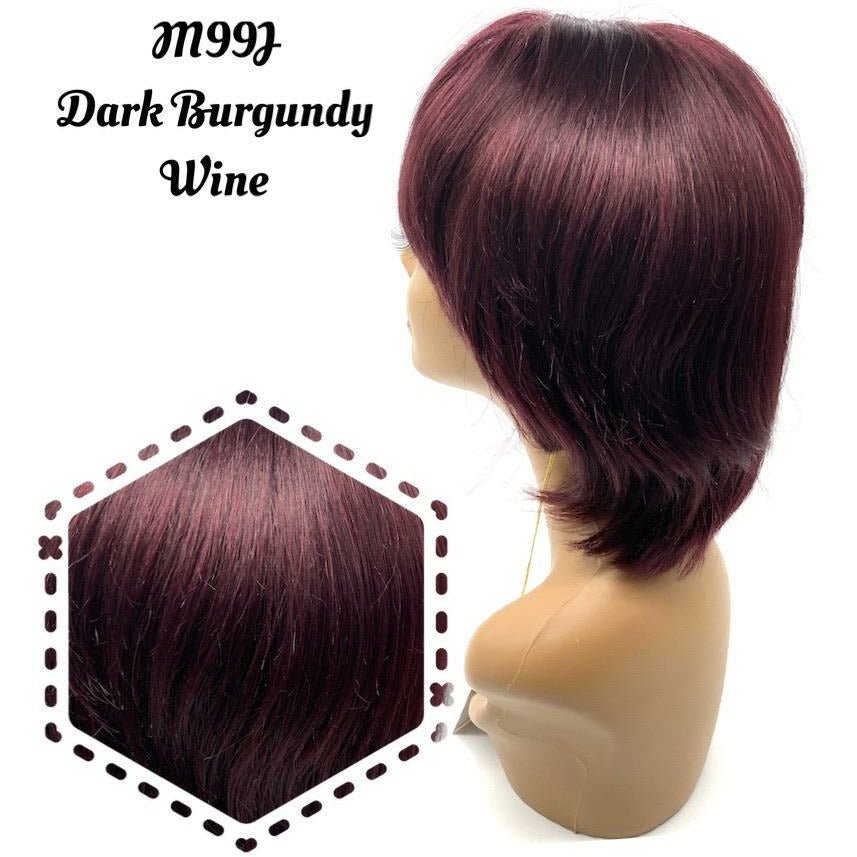 100% Human Hair Wig Style B1 – Modern Two-Tone Style