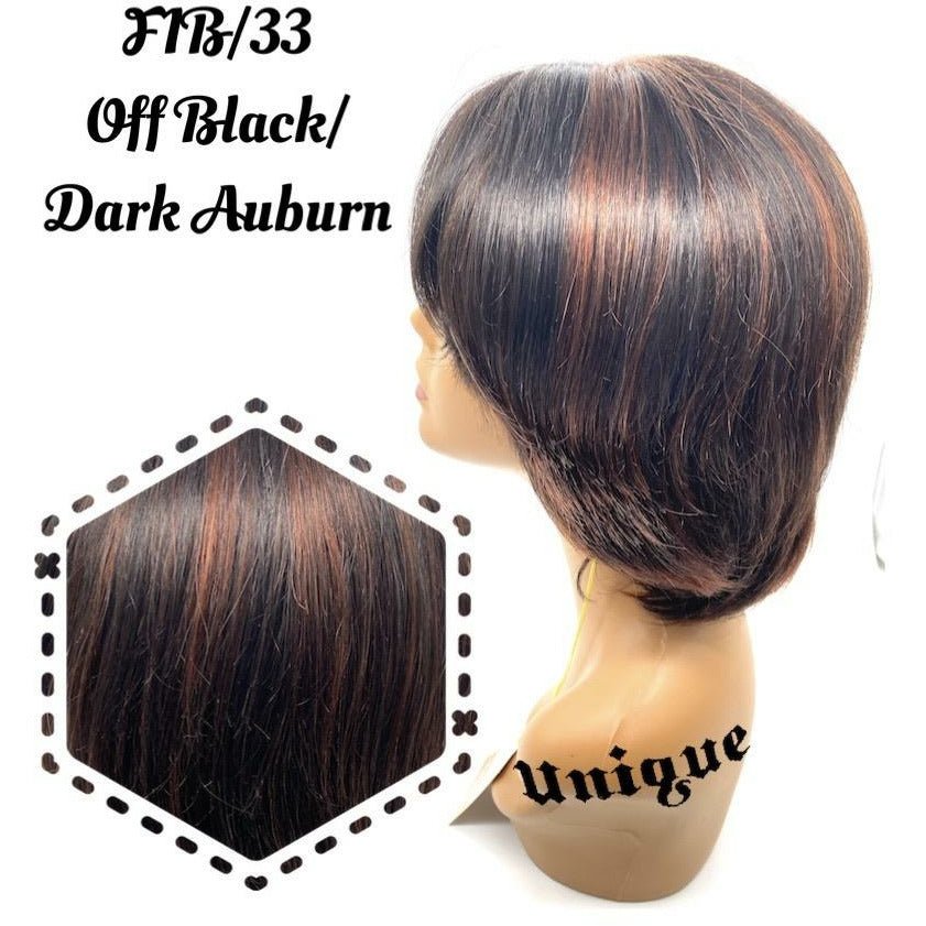 100% Human Hair Wig Style B1 – Modern Two-Tone Style