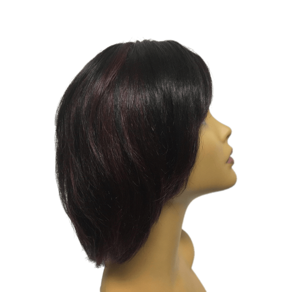 100% Human Hair Wig Style B1 – Modern Two-Tone Style