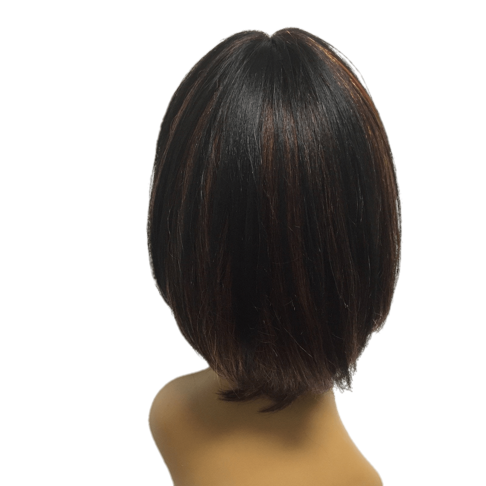 100% Human Hair Full Wig Style B2 in Brown