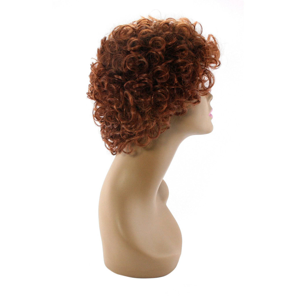 Style D 100% Human Hair Full Wig Natural Looking Replacement