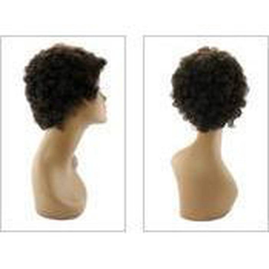 Style G 100% Human Hair Full Wig - Natural Premium Hairpiece