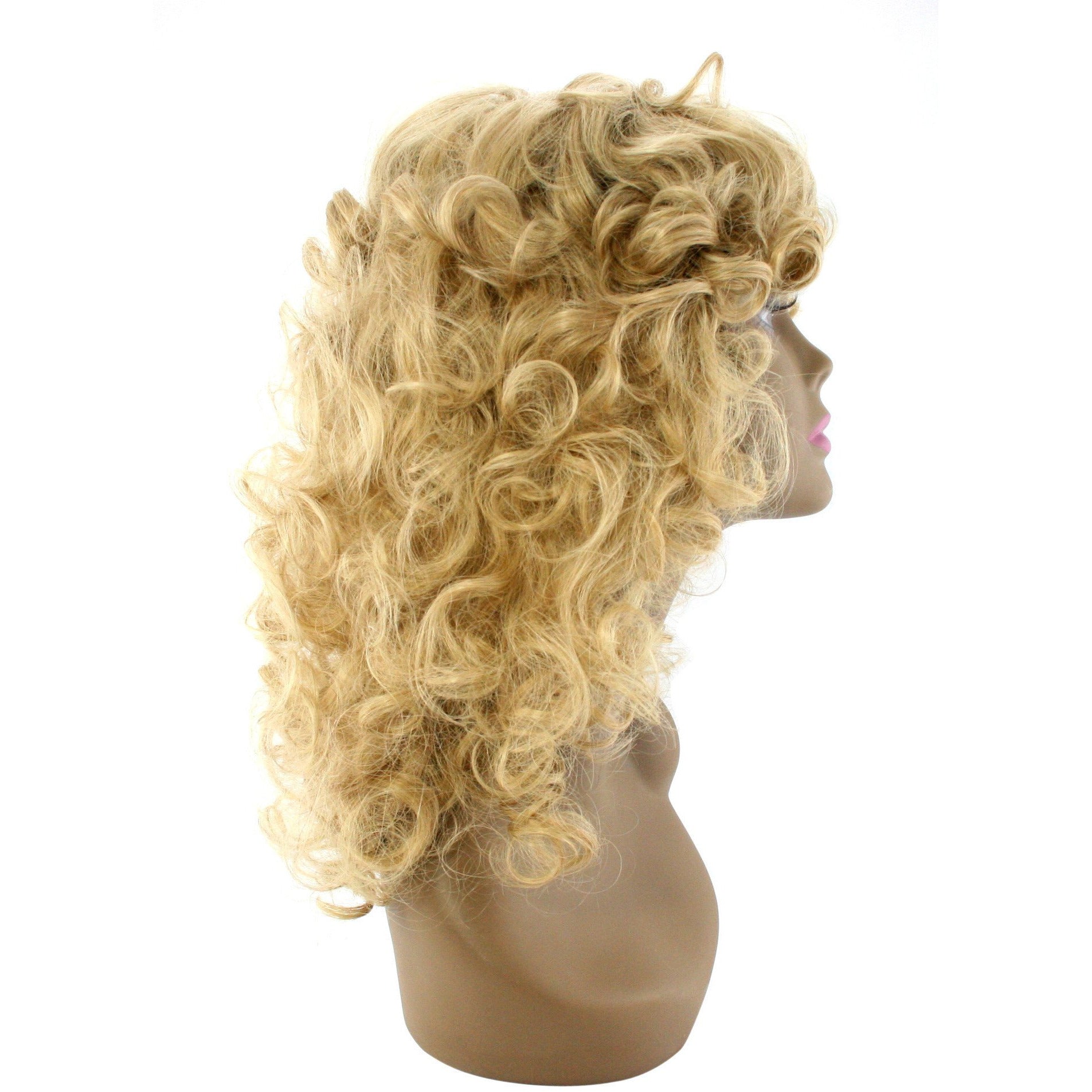 100% Human Hair Full Wig Style K in Blonde