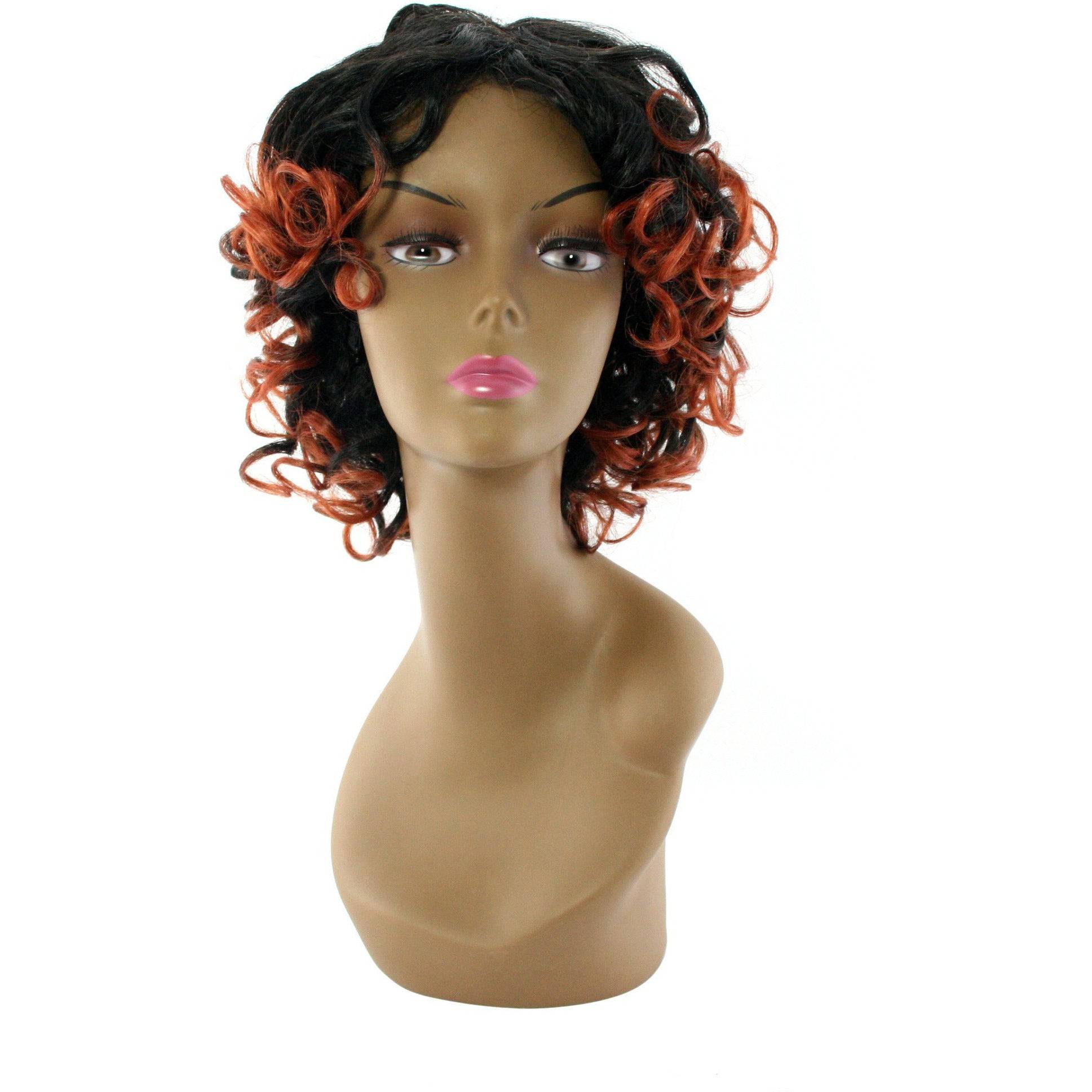 Unique's 100% Human Hair Full Wig in Style P featuring natural texture and premium finish