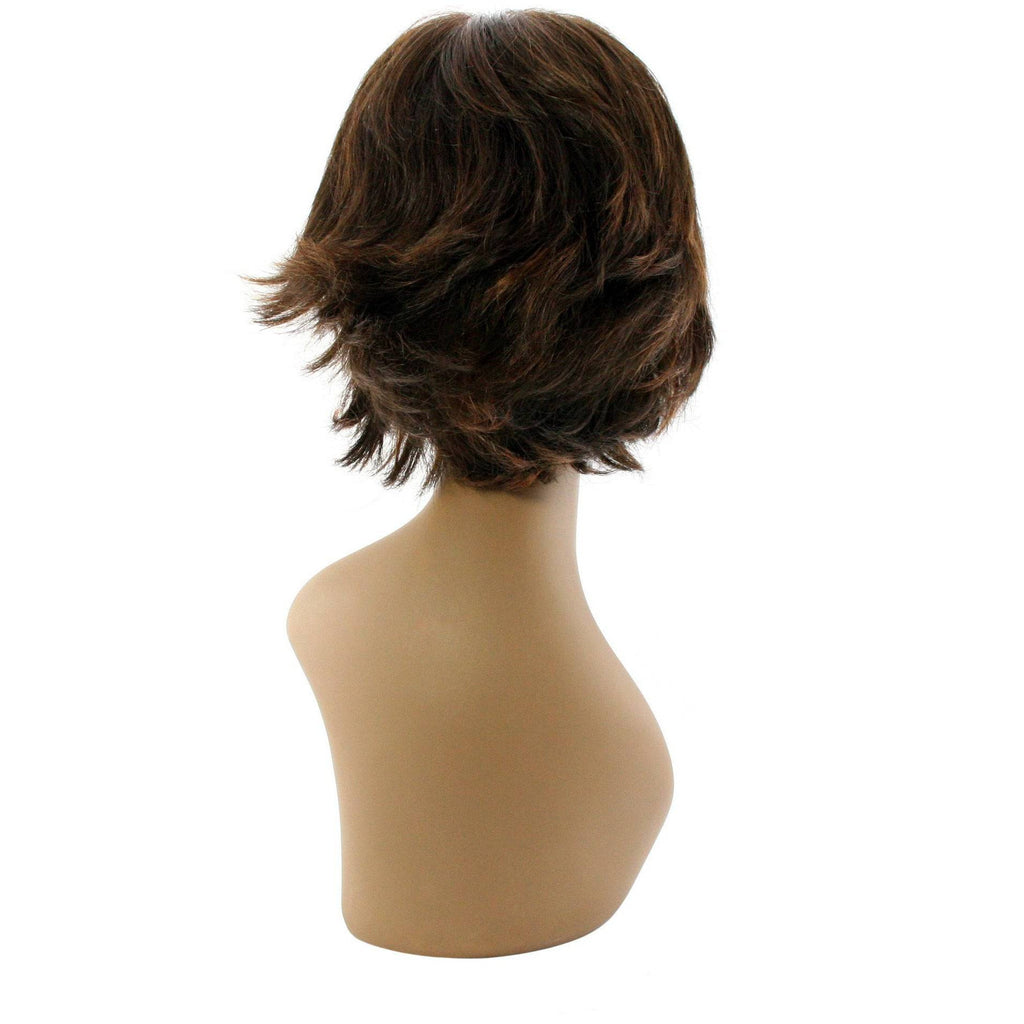 Style 'V' 100% Human Hair Full Wig with Secure Fit