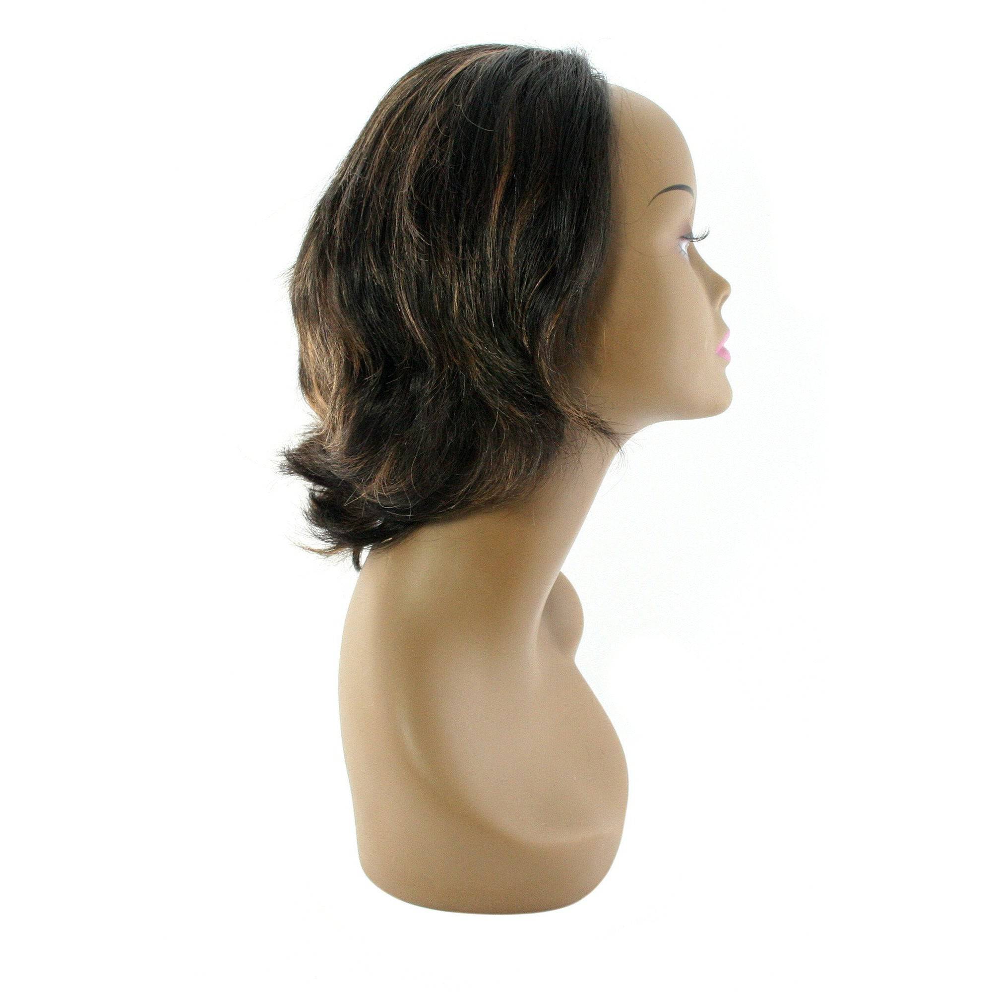 100% Human Hair Half Wig Mrs. Argentina Style Natural Hairpiece