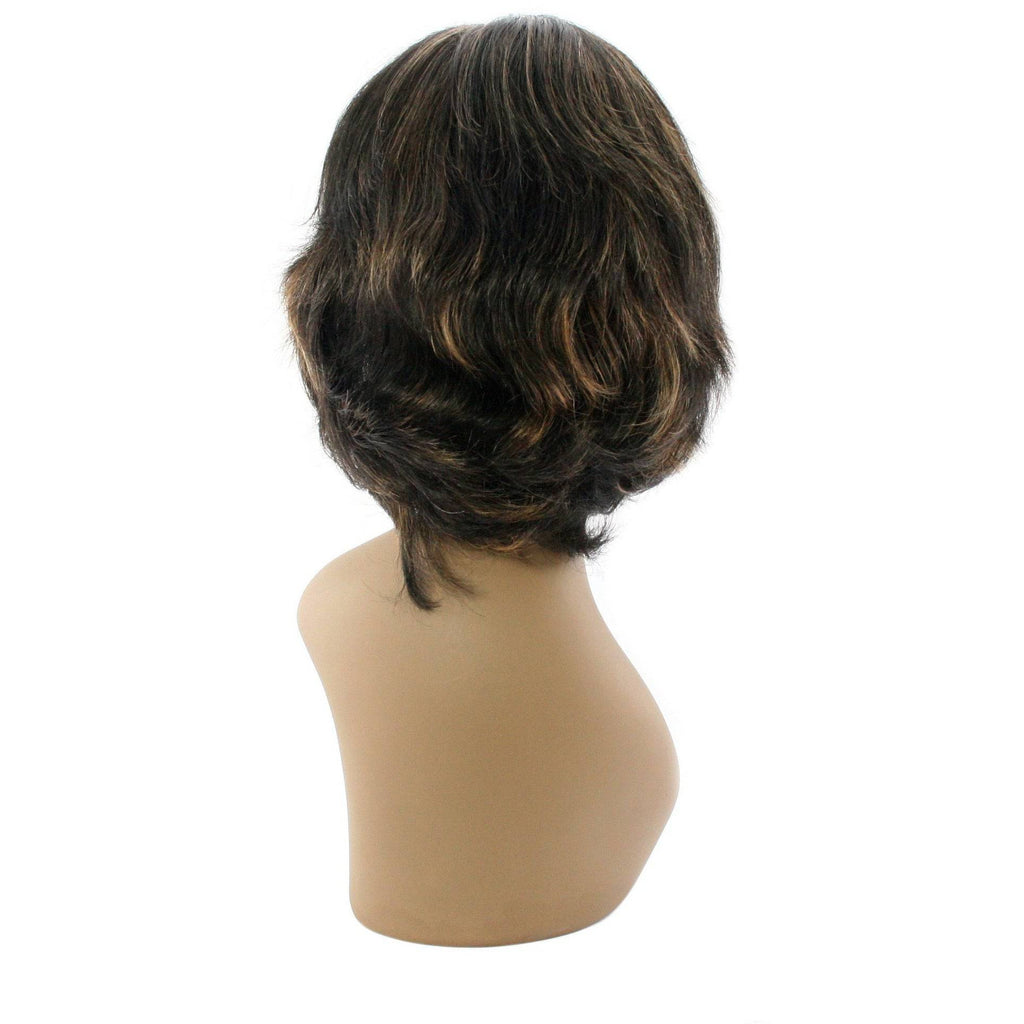 100% Human Hair Half Wig Mrs. Argentina Style Natural Hairpiece