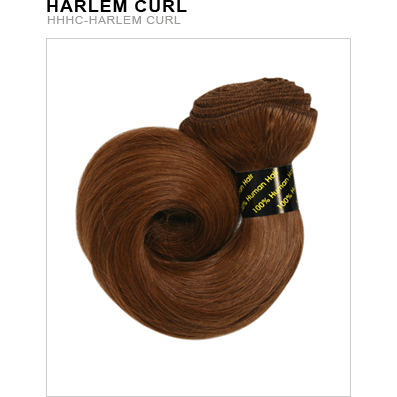 Harlem Curl Human Hair Extensions - Premium Brown Finish