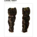 8 inch loose twist human hair extensions featuring a natural look