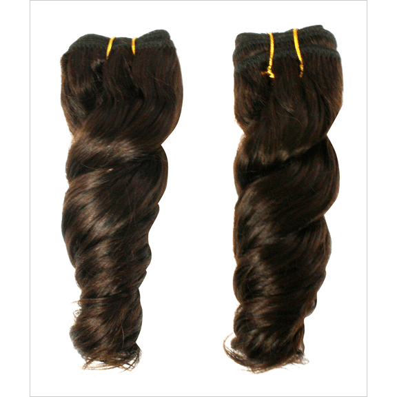 8 Inch Loose Twist Human Hair Extensions - Realistic & Versatile