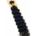 18-Inch Deep Bulk Human Hair Extensions for Natural Styling