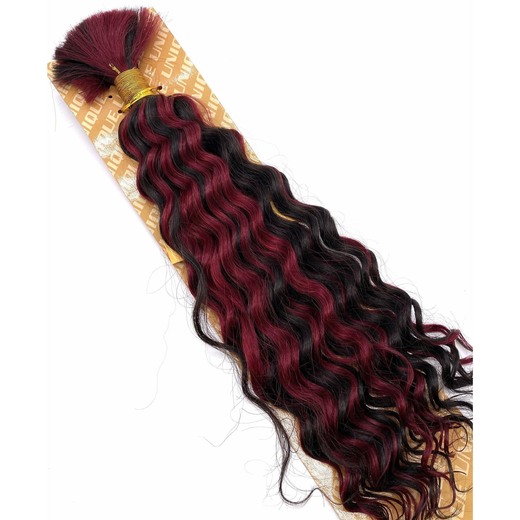 18-Inch Deep Bulk Human Hair Extensions for Natural Styling