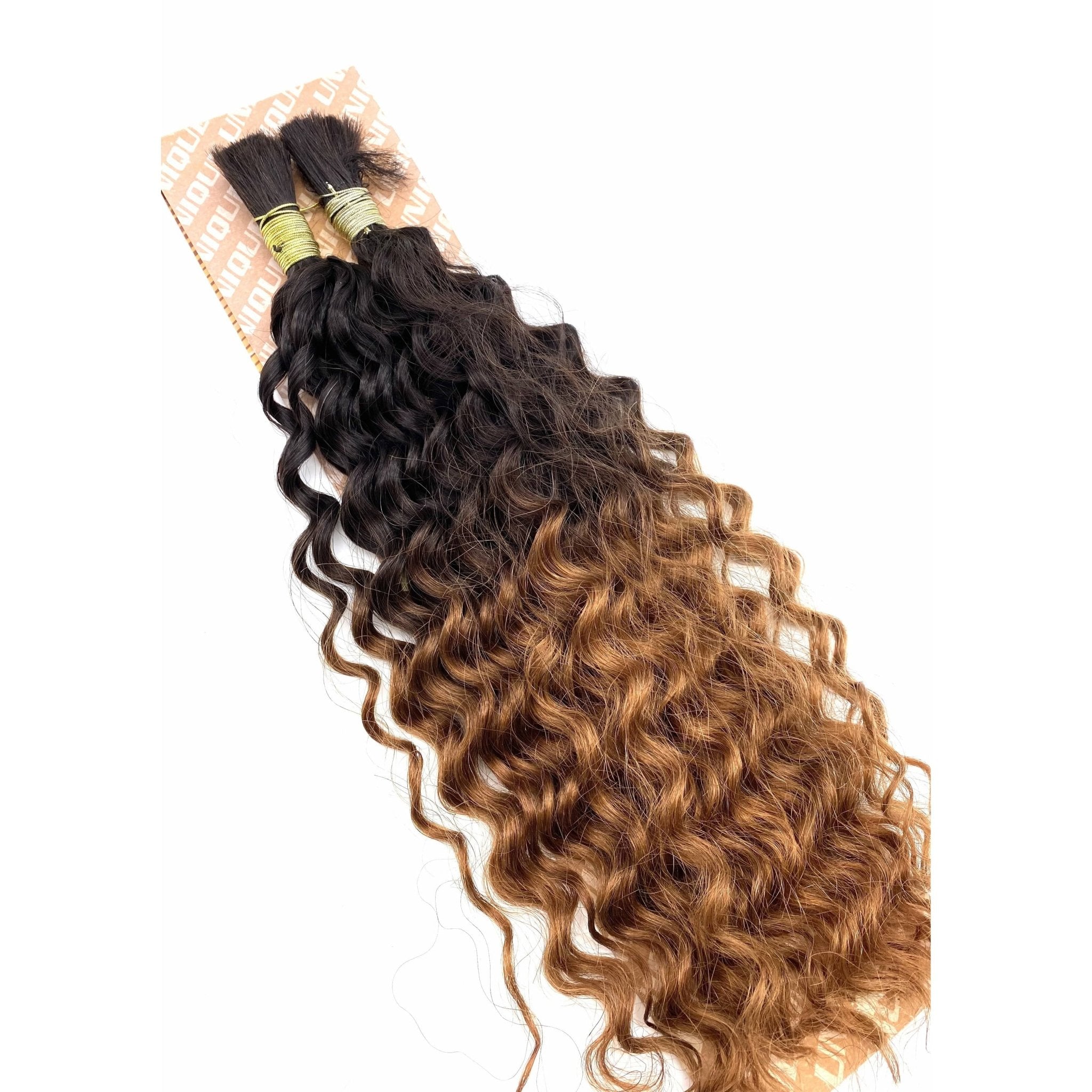 18-Inch Deep Bulk Human Hair Extensions for Natural Styling