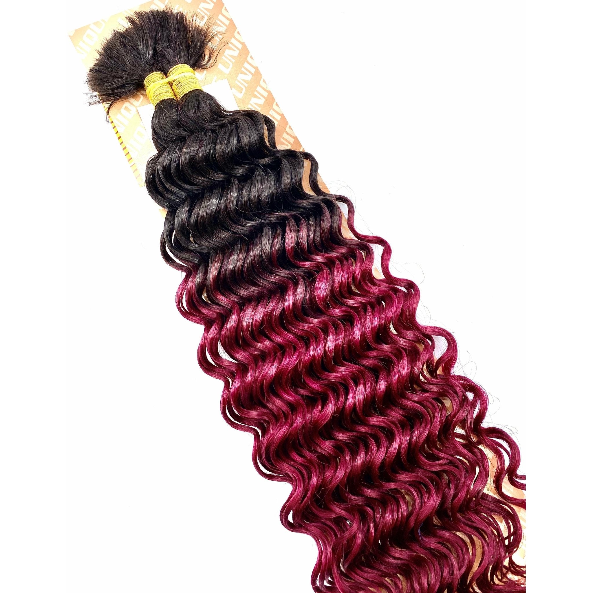 18-Inch Deep Bulk Human Hair Extensions for Natural Styling