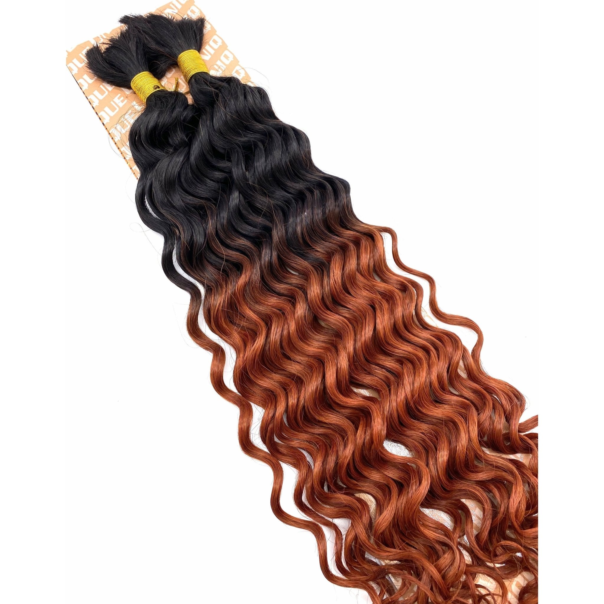18-Inch Deep Bulk Human Hair Extensions for Natural Styling