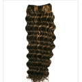 Unique's 12-inch deep wave human hair extensions with natural texture and luster