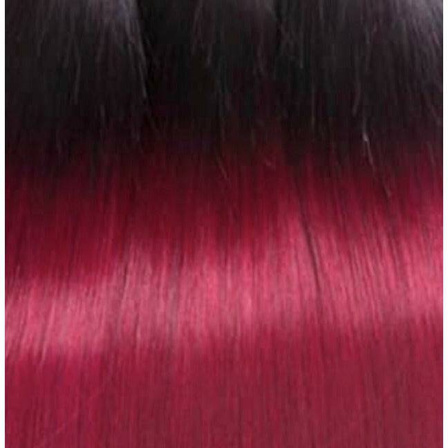 10 Inch Brown Perm Straight Human Hair Extensions