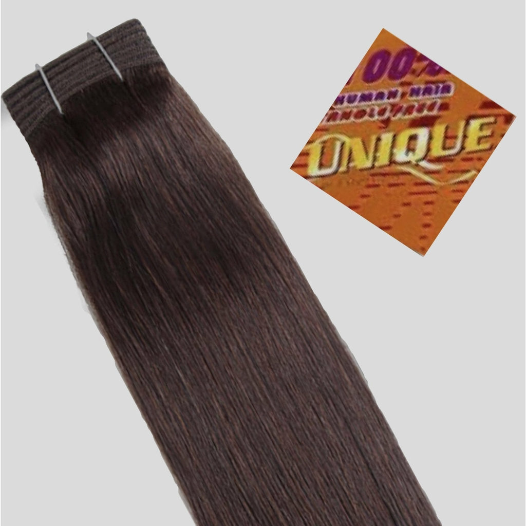 Human Hair Yaki Extensions in Natural Deep Black, Tangle-Free