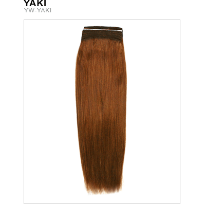 Human Hair Yaki Extensions in Natural Deep Black, Tangle-Free