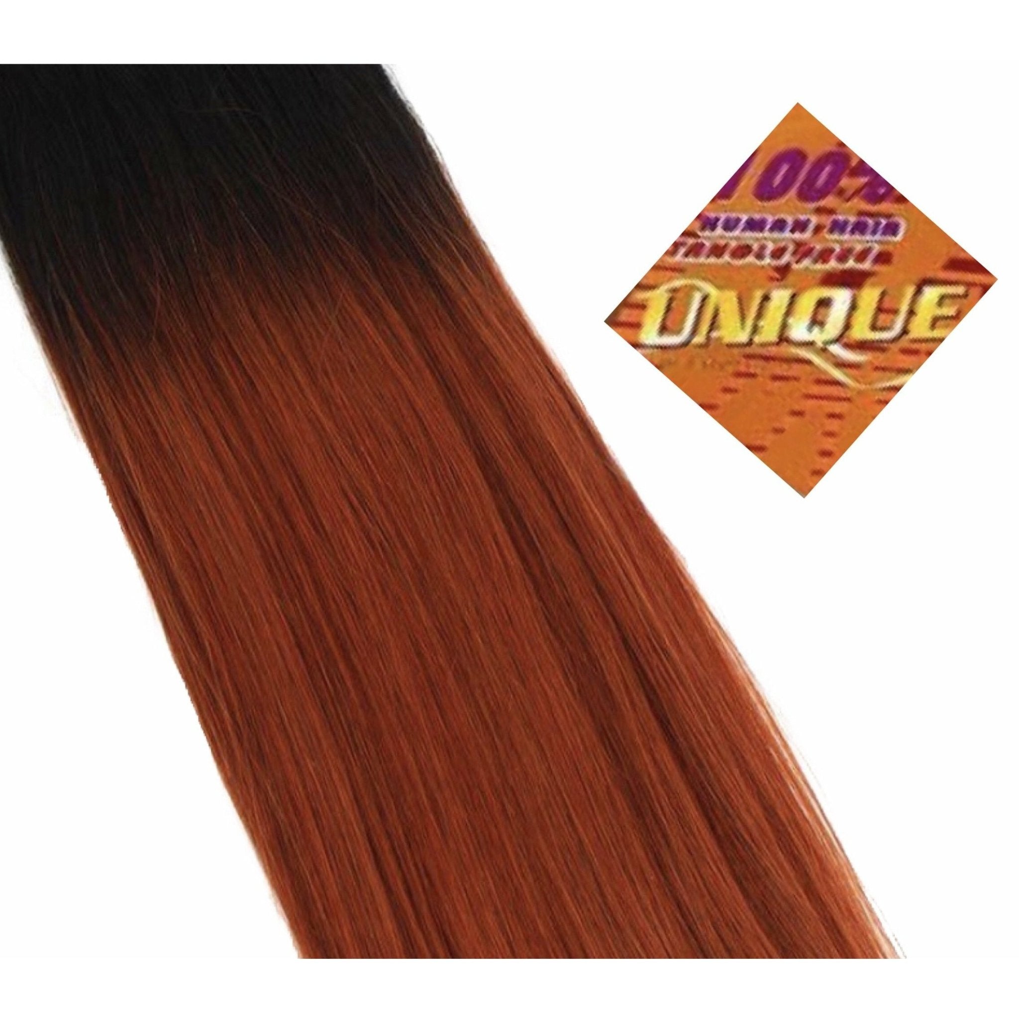 Human Hair Yaki Extensions in Natural Deep Black, Tangle-Free