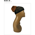 A classic brown Kanekalon Bun B hair extension designed for professional updos.