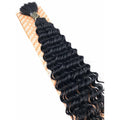 24" Deep Bulk Human Hair Extensions for Braiding and Styling