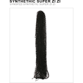 Black Synthetic Super Zi Zi hair extensions for modern braiding styles.
