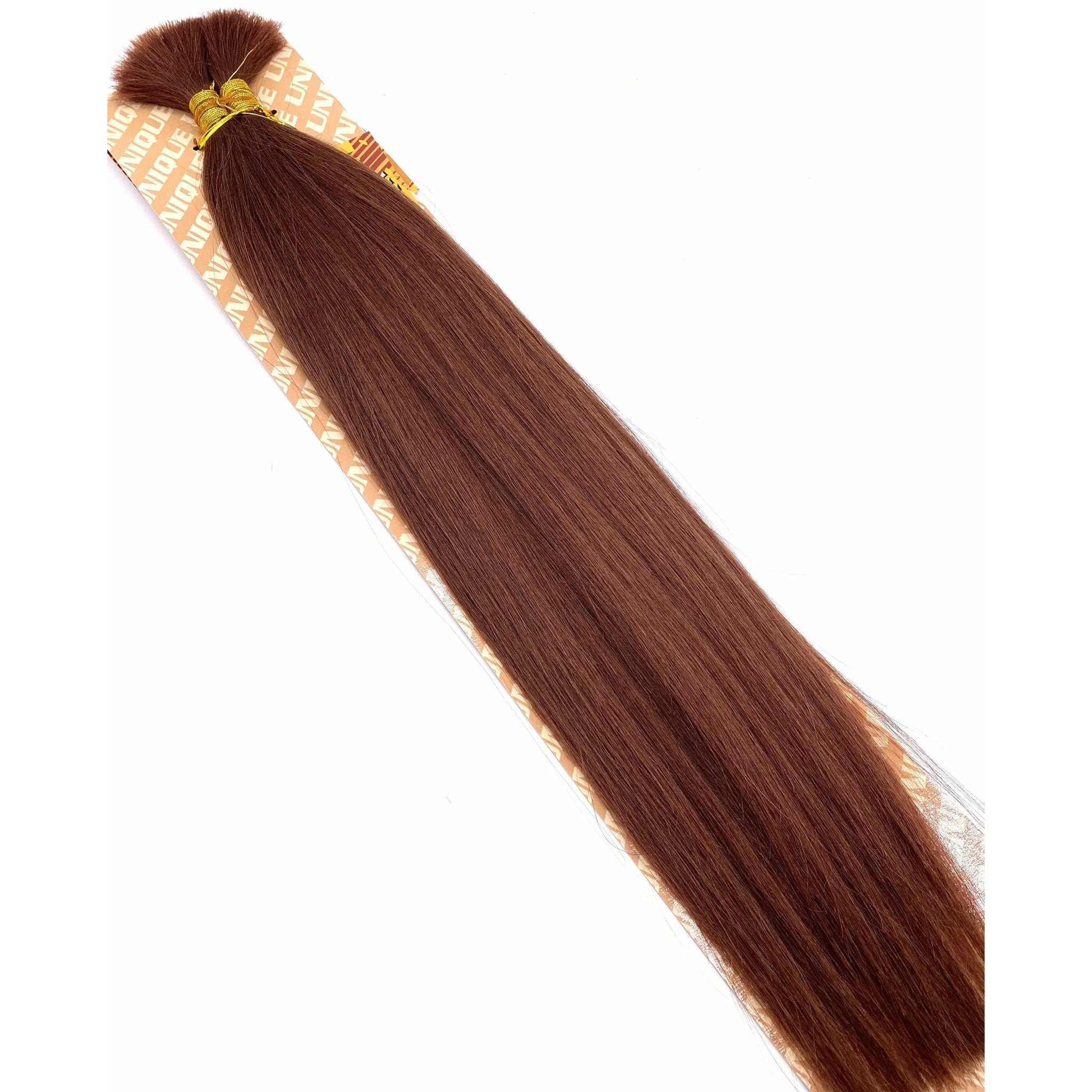 18" Yaki Bulk Human Hair for Braiding - Tangle-Free Natural Style