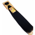 18" Yaki Bulk Human Hair for Braiding - Tangle-Free Natural Style