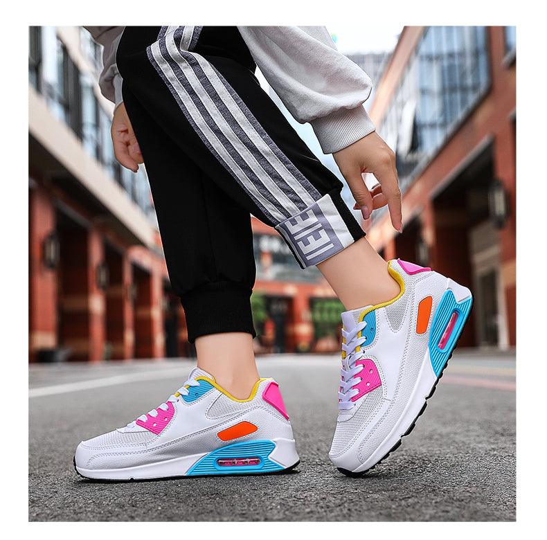 Unisex Air Cushion Sneakers - Colorful Sporty Streetwear Shoes