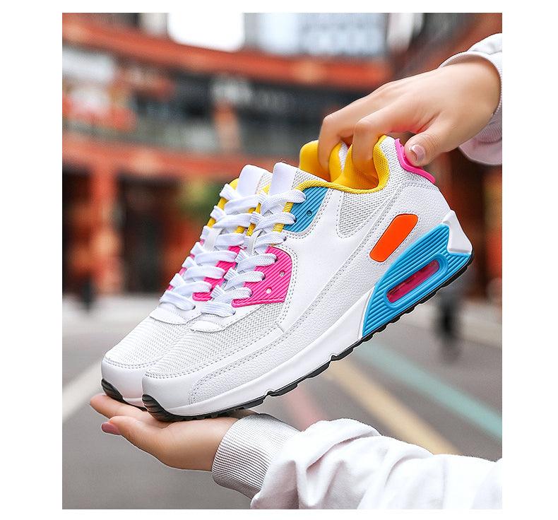 Unisex Air Cushion Sneakers - Colorful Sporty Streetwear Shoes